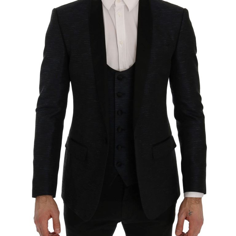 Dolce & Gabbana Blue MARTINI Slim 2 Piece Blazer