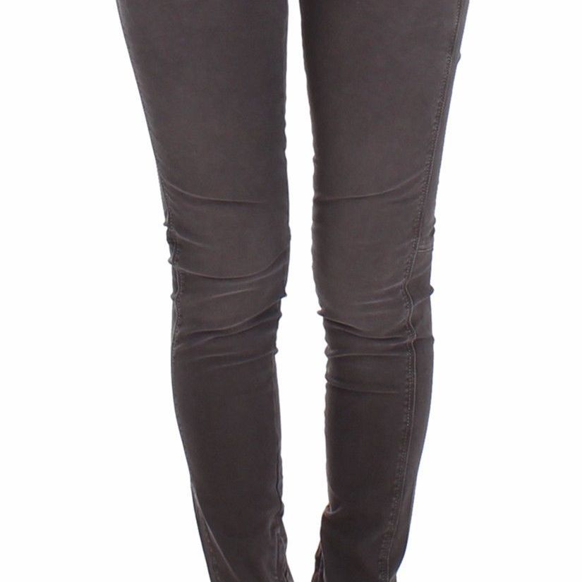 Ermanno Scervino Gray Slim Jeans Denim Pants Skinny Leg Stretch