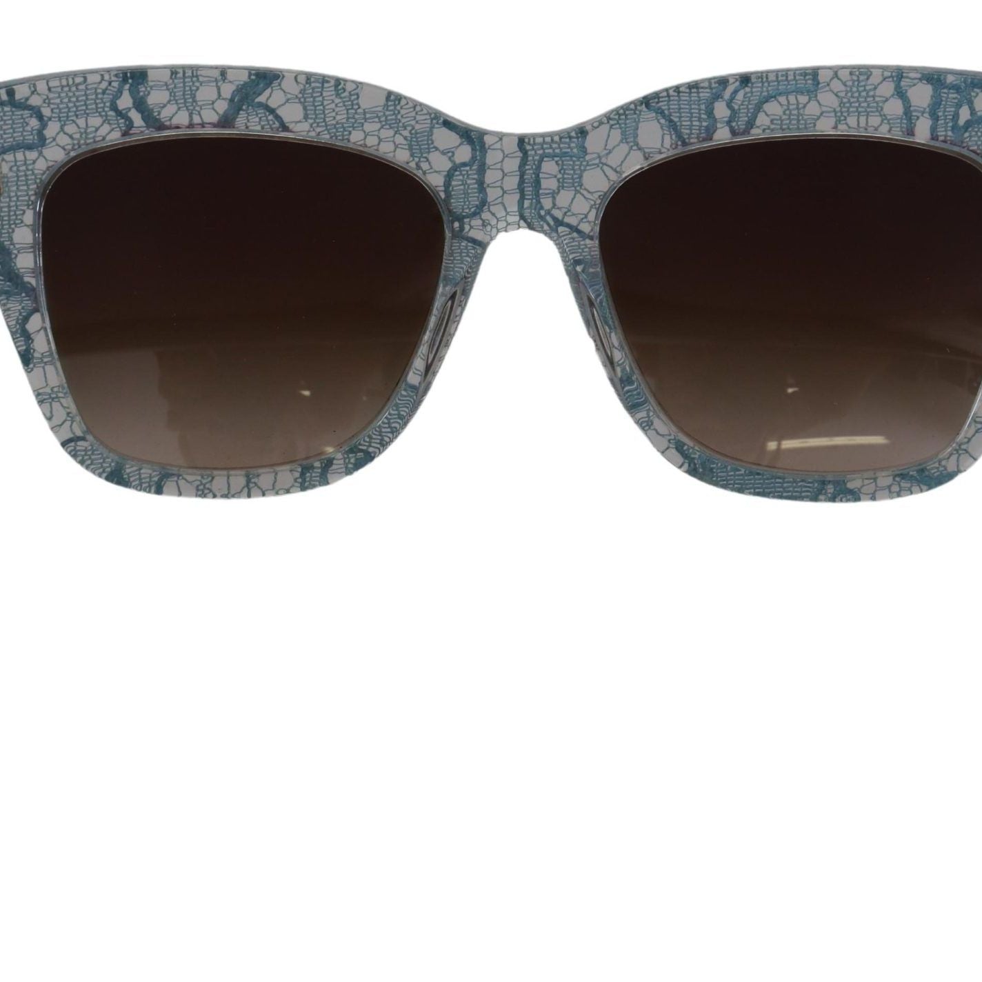 Dolce & Gabbana Blue Lace Acetate Crystal Butterfly DG4231 Sunglasses
