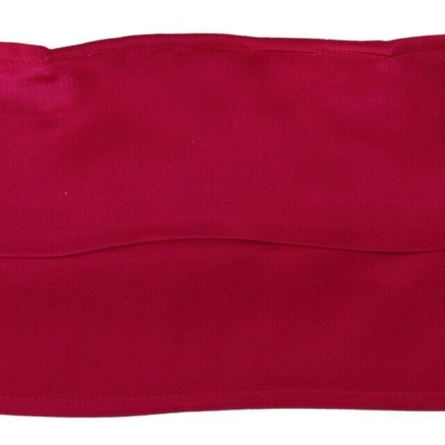 Dolce & Gabbana Red Cotton Pleated Elastic Ear Strap One Size Face Mask