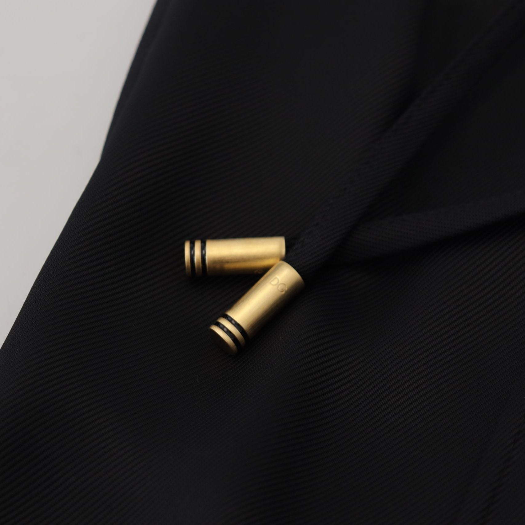 Dolce & Gabbana Black Straight Fit Cotton Pants