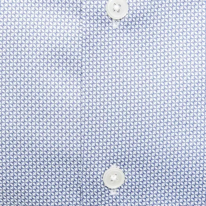 Robert Friedman Light Blue Cotton Men Shirt