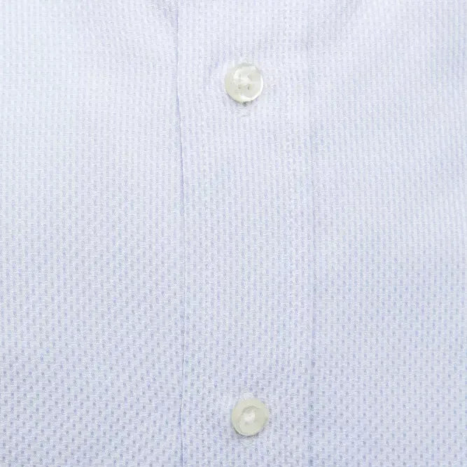 Robert Friedman Light Blue Cotton Men Shirt