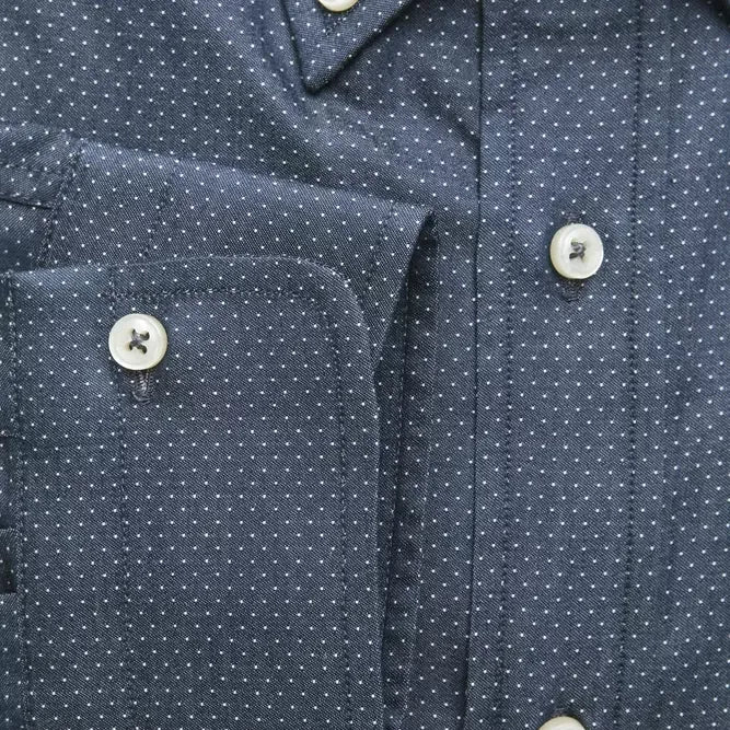 Robert Friedman Blue Cotton Men's Shirt