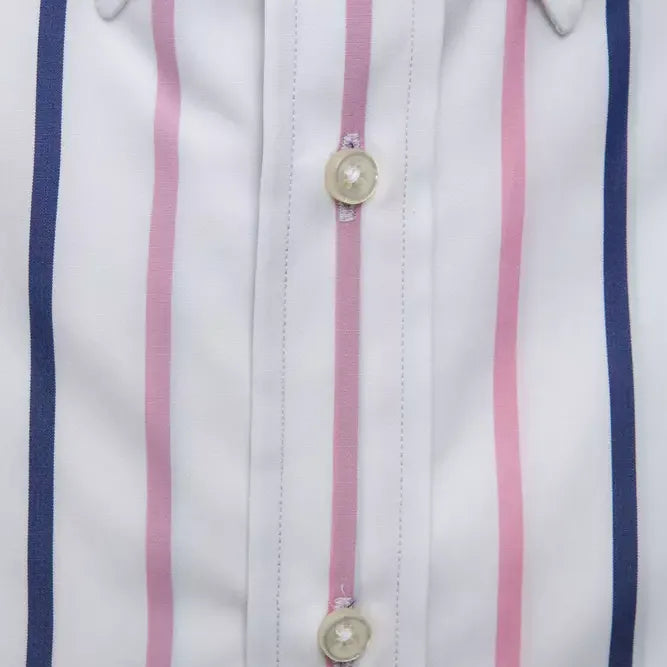 Robert Friedman White Cotton Men's Shirt