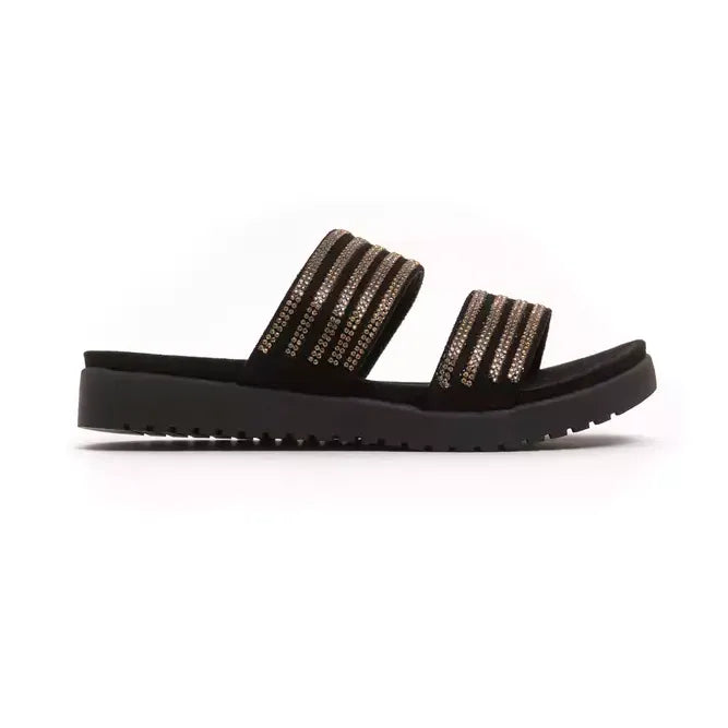 Péché Originel Gold Textile Women Sandal