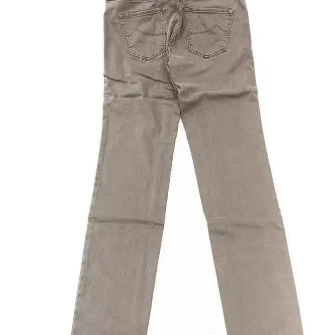 Jacob Cohen Gray Cotton Women Jeans