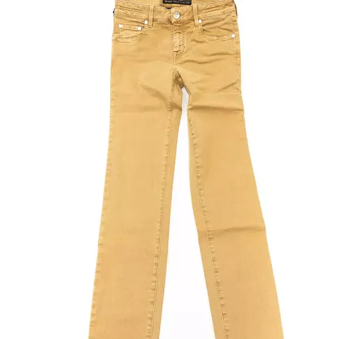 Jacob Cohen Beige Cotton Women Jeans