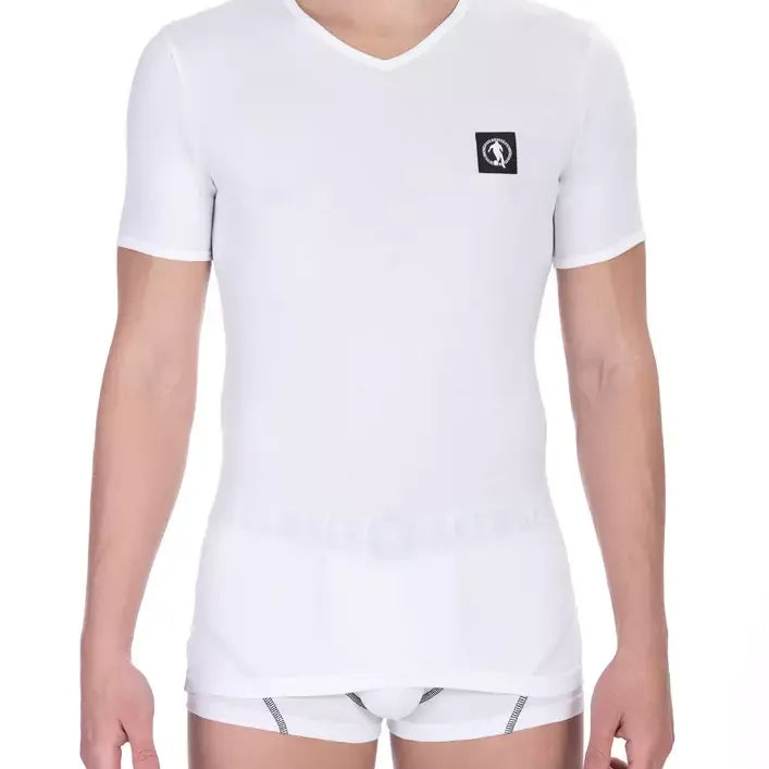 Bikkembergs White Cotton Men's T-Shirt Pack