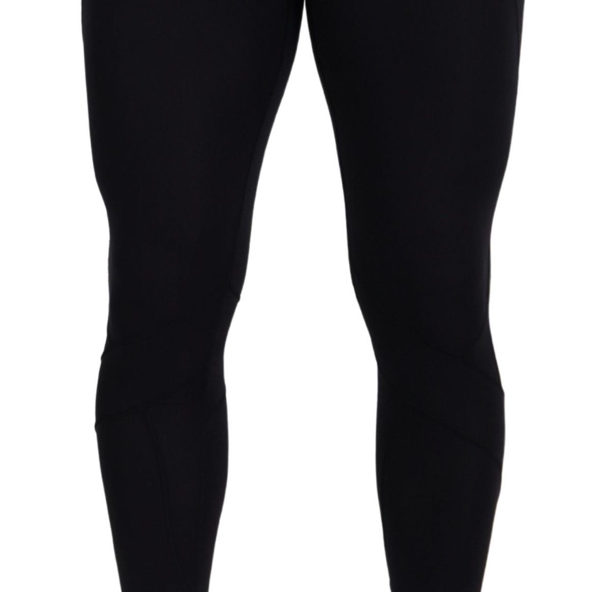 Dolce & Gabbana Black Nylon Slim Fit Stretch Pants