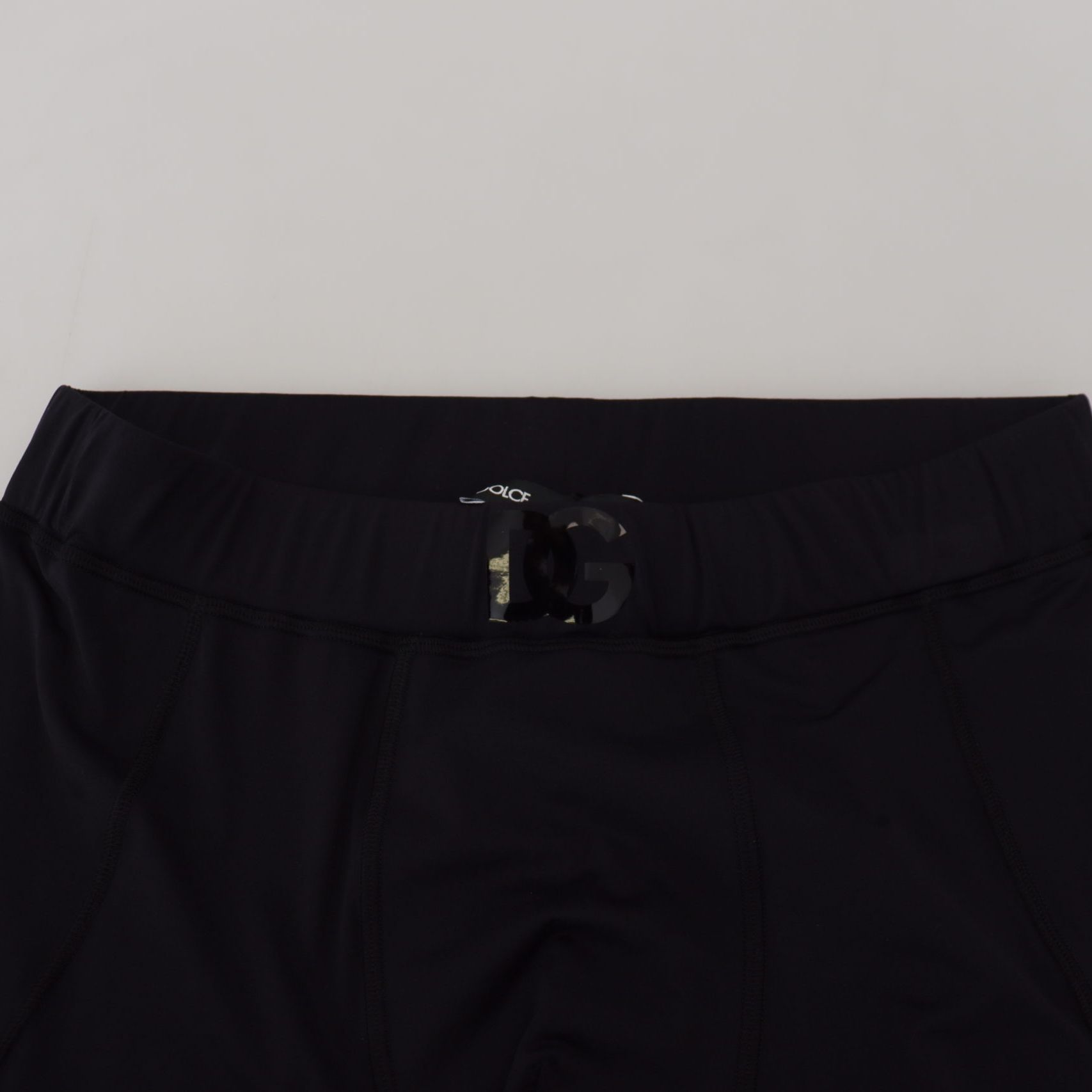Dolce & Gabbana Black Nylon Slim Fit Stretch Pants