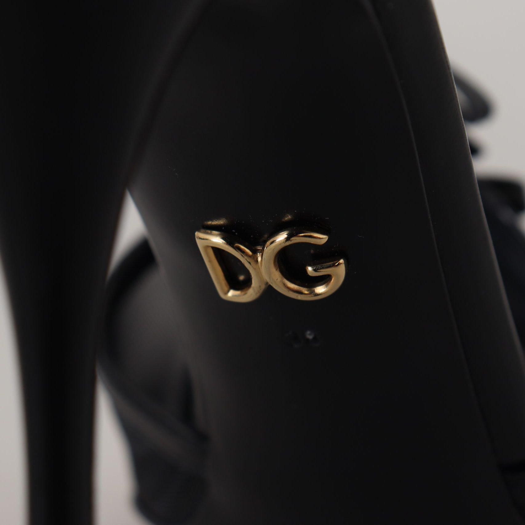 Dolce & Gabbana Black Stiletto High Heels Sandals Shoes