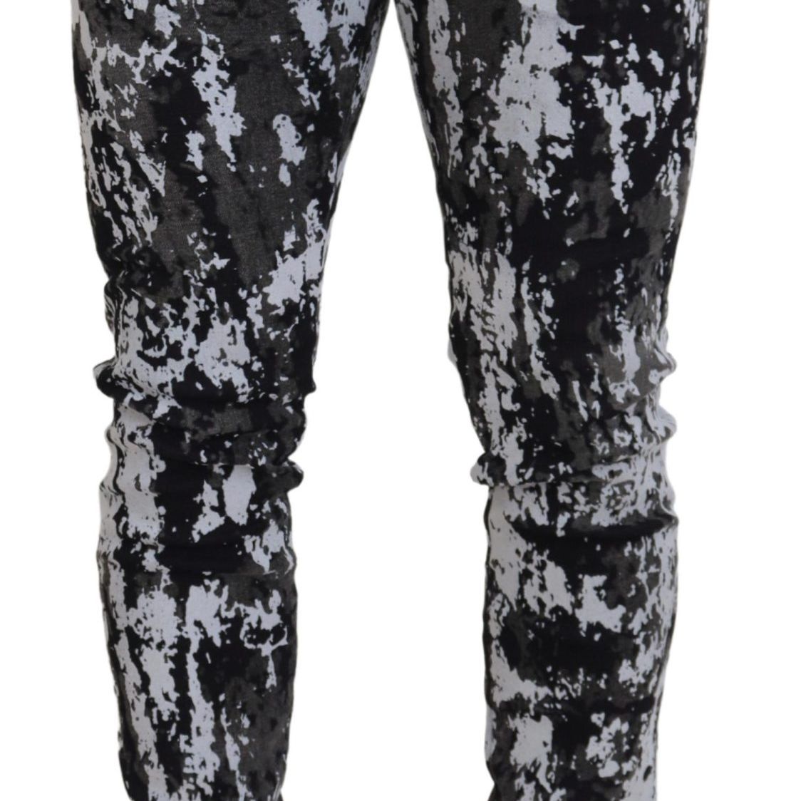 Dolce & Gabbana Multicolor Cotton Tie Dye Skinny Denim Jeans