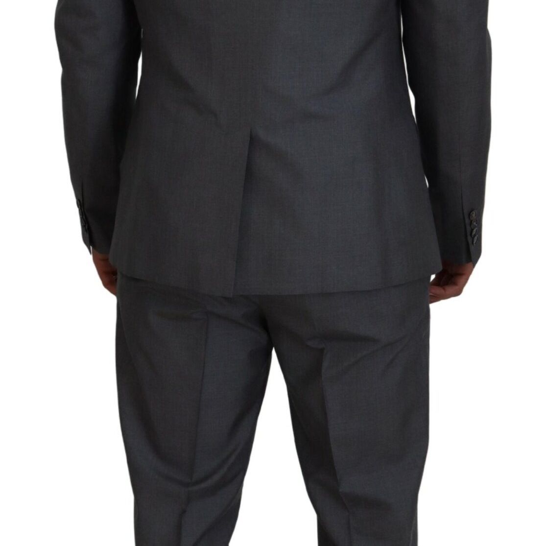 Dolce & Gabbana Gray MARTINI 3 Piece Slim Fit Suit