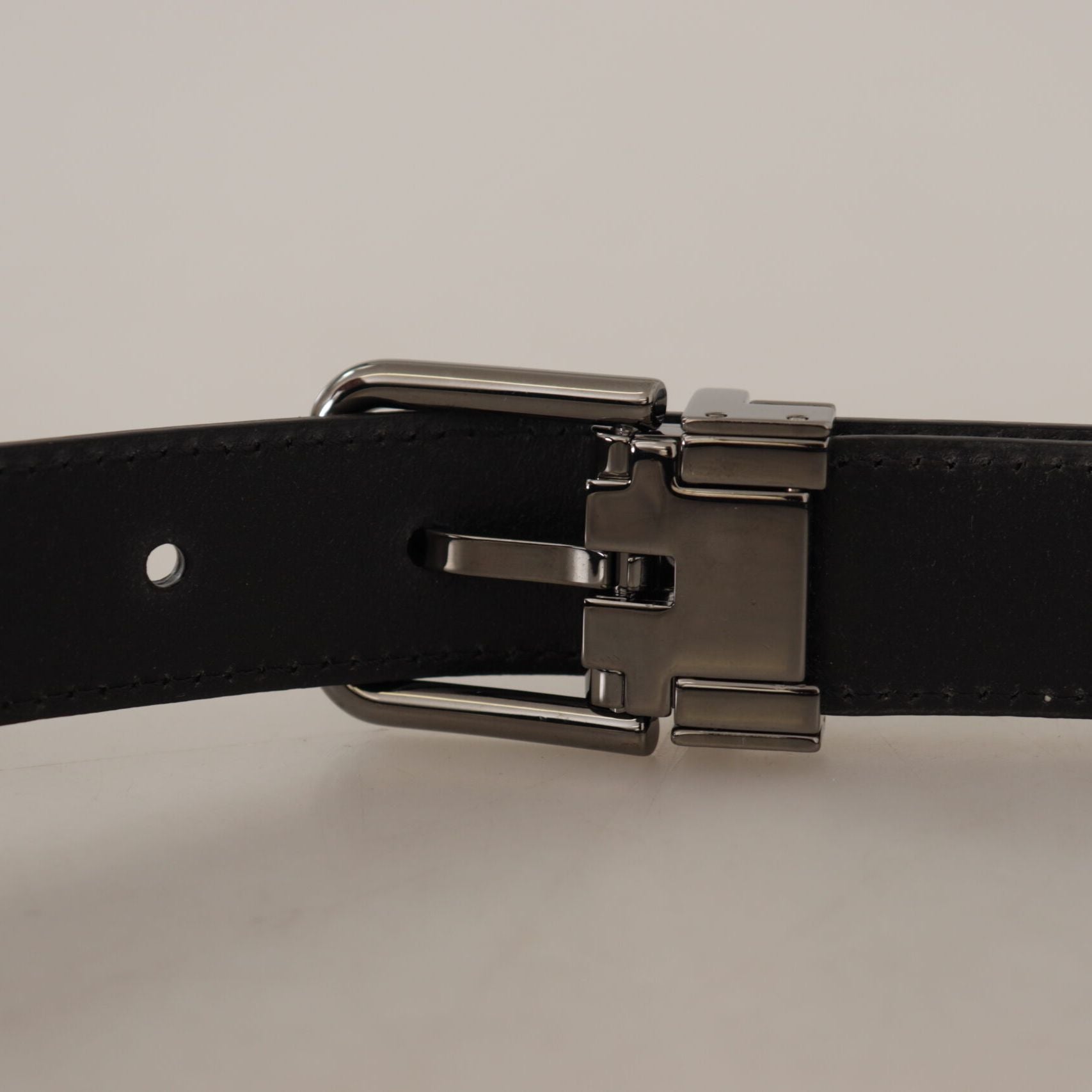 Dolce & Gabbana Multicolor Exotic Leather Patchwork Metal Belt