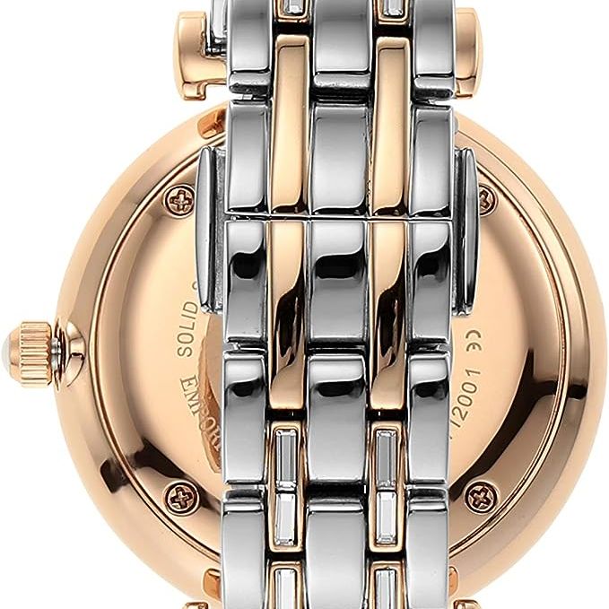 Emporio Armani Silver Steel Quartz Watch