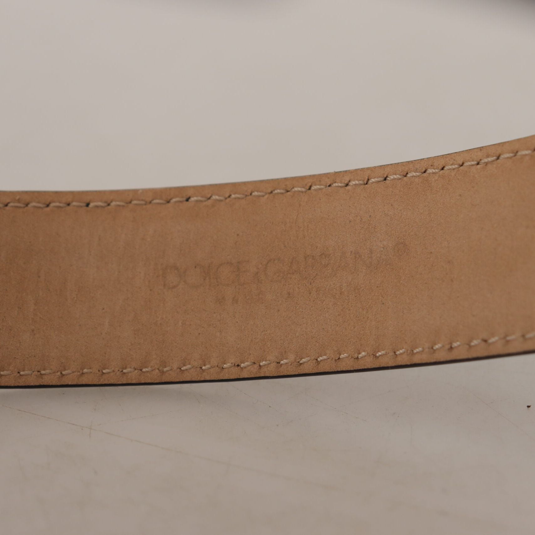 Dolce & Gabbana Black Solid Leather Classic Gold Waist Buckle Belt