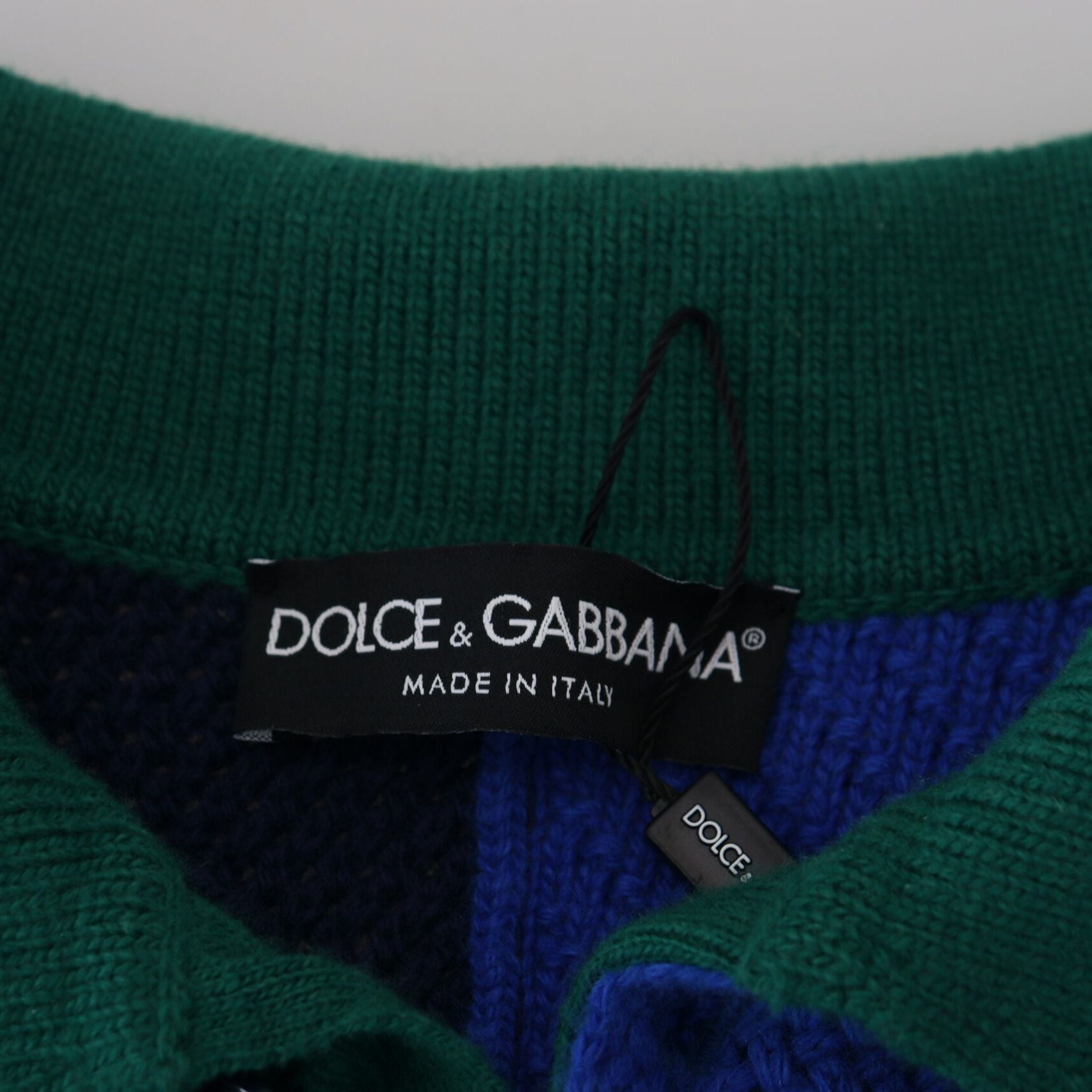 Dolce & Gabbana Multicolor Stripes Wool Pullover Sweater