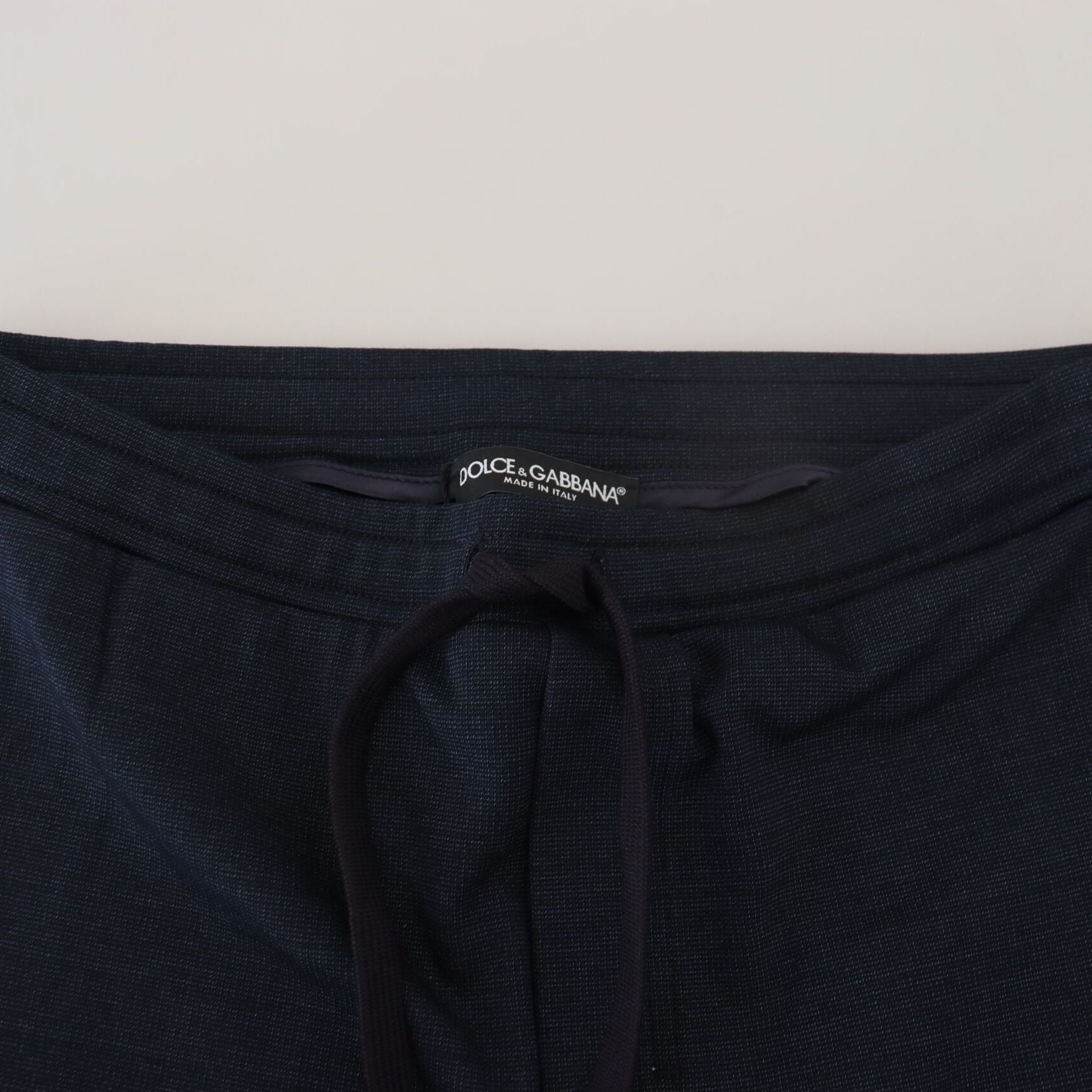 Dolce & Gabbana Blue Mens Sport Cotton Sweatpants Pants