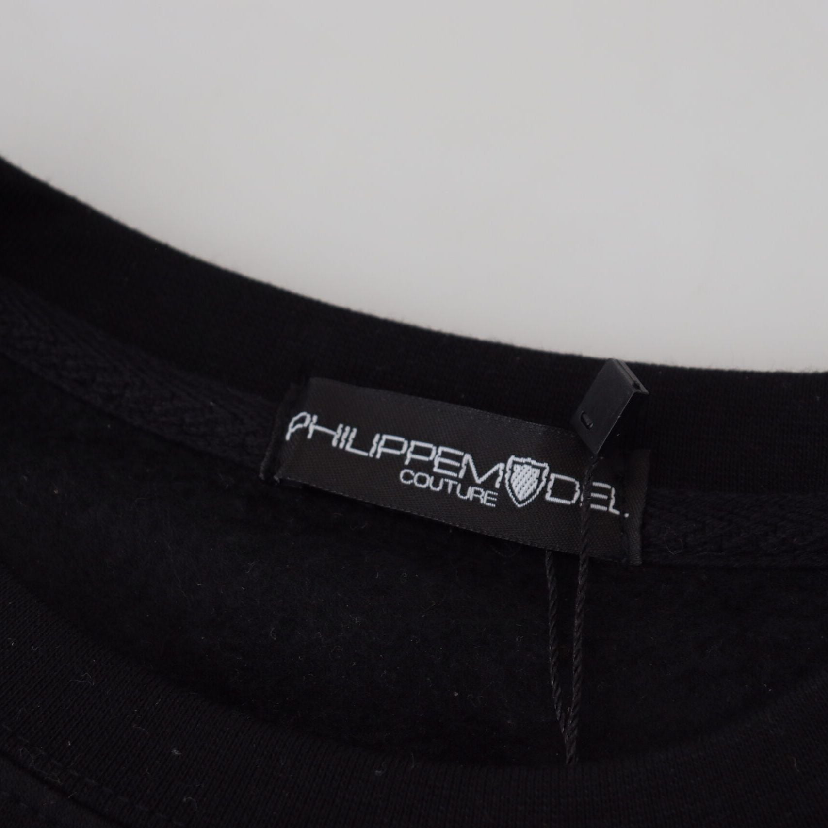 Philippe Model Black Printed Long Sleeves Pullover Sweater