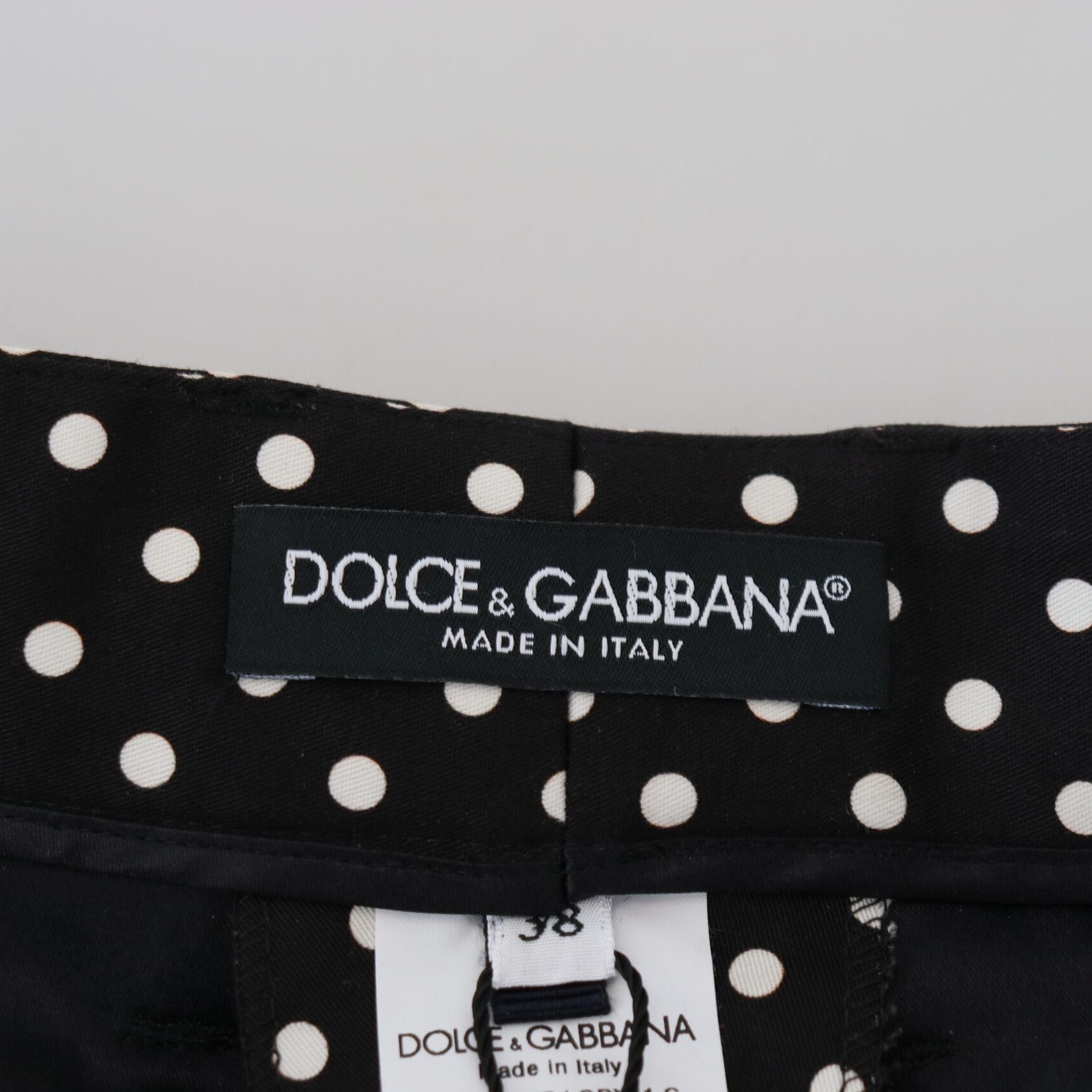 Dolce & Gabbana Multicolor Polka Dots High Waist Pants