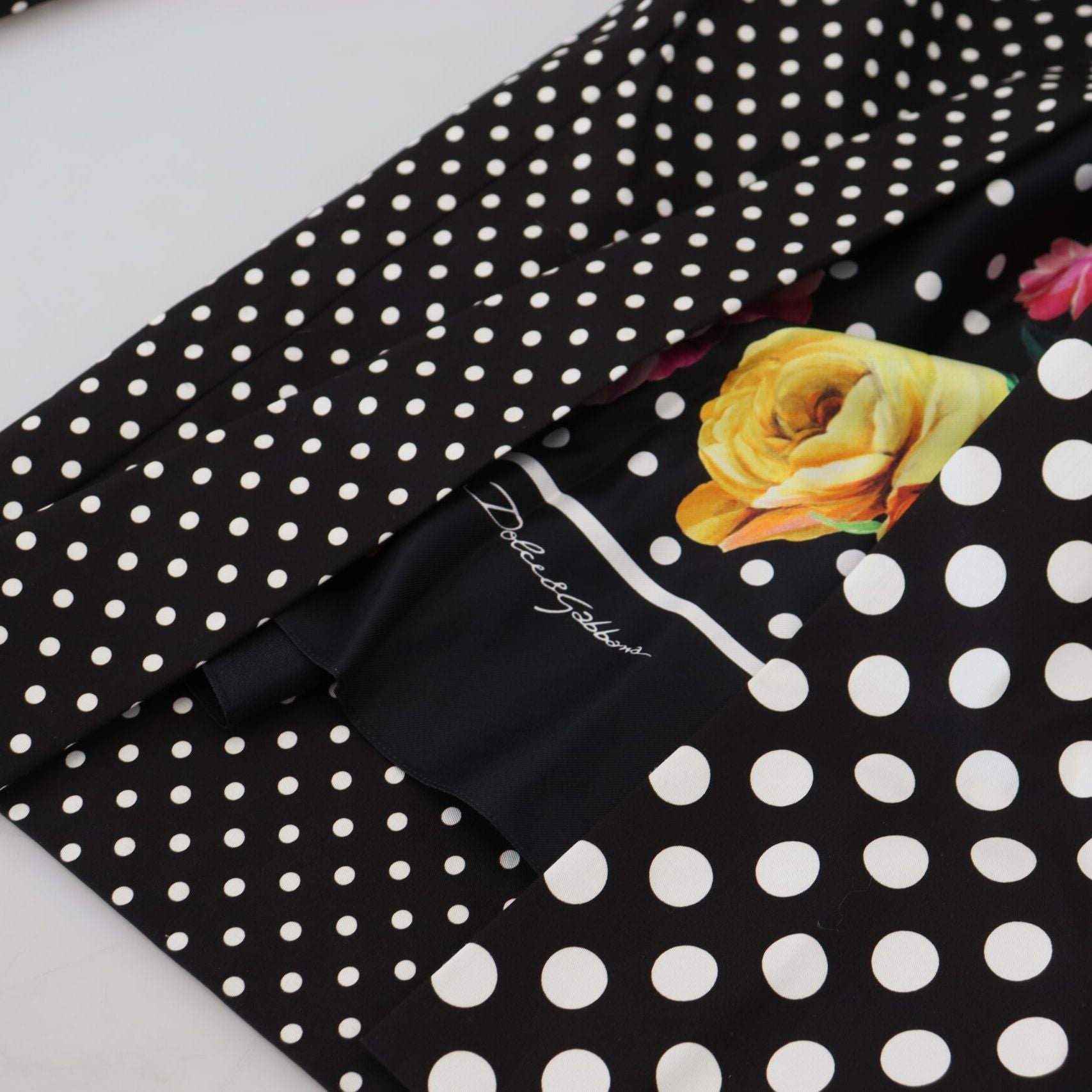 Dolce & Gabbana Multicolor Polka Dots High Waist Pants