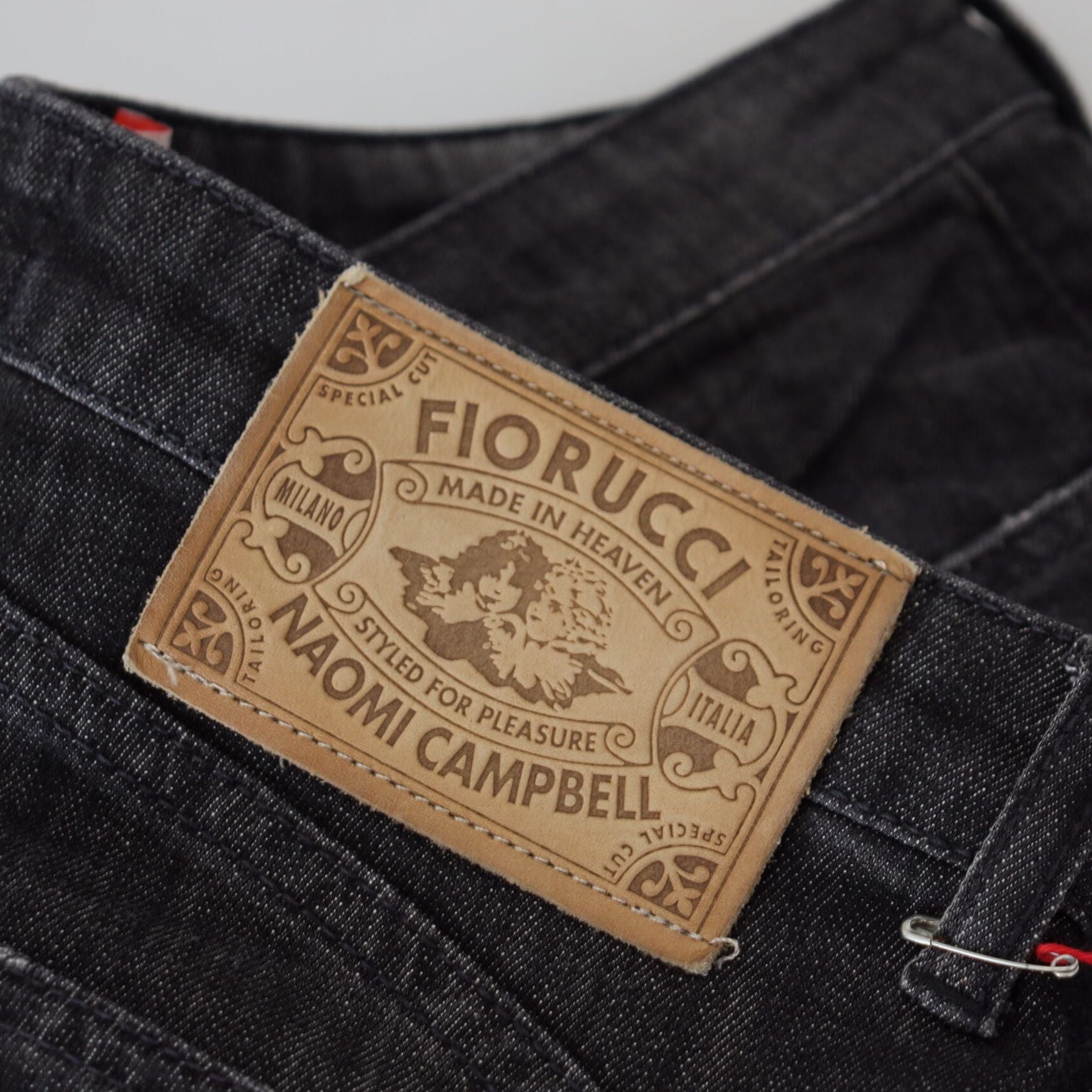 Fiorucci Black Cotton Low Waist Skinny Women Casual Jeans