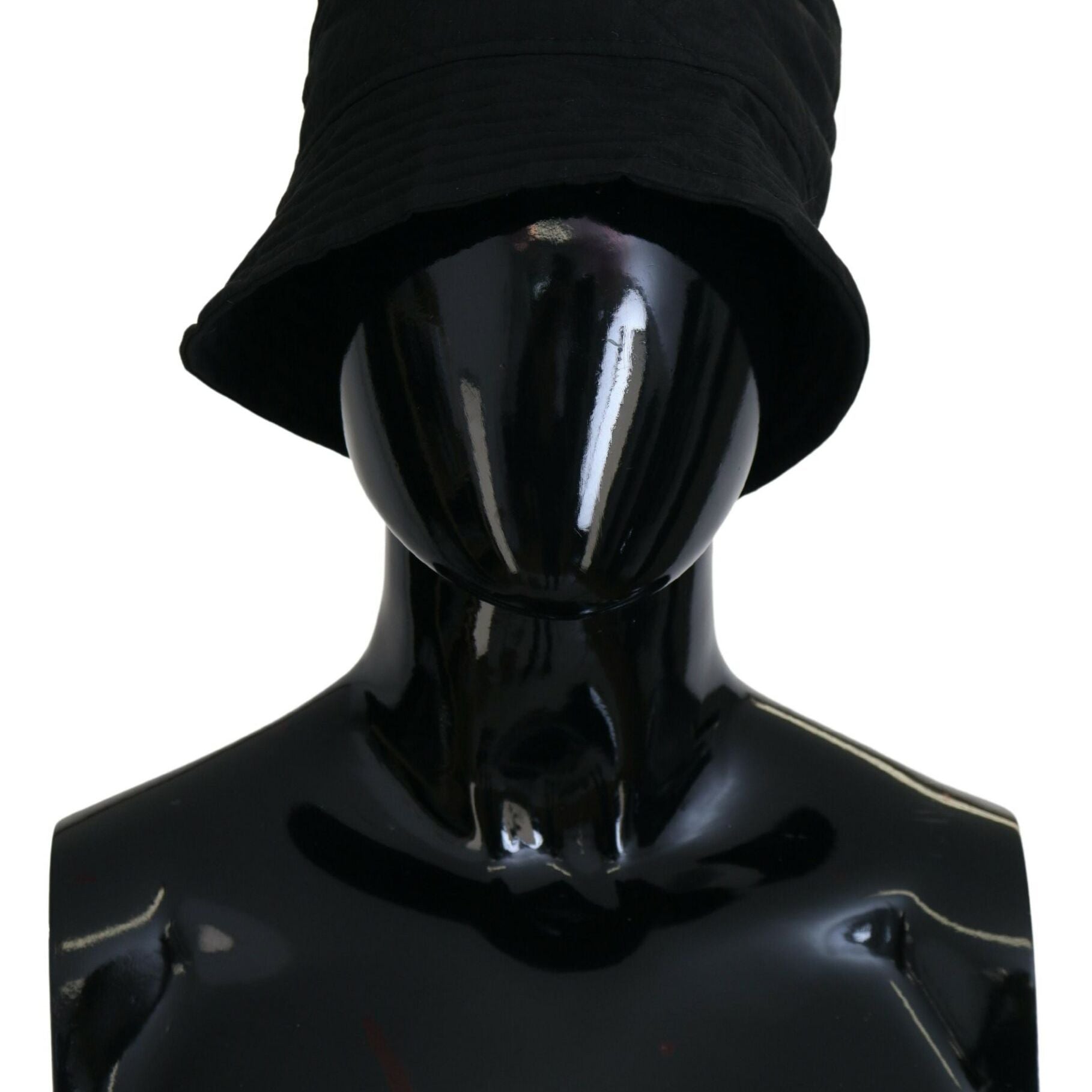 Dolce & Gabbana Black Nylon Women Bucket Cap Hat