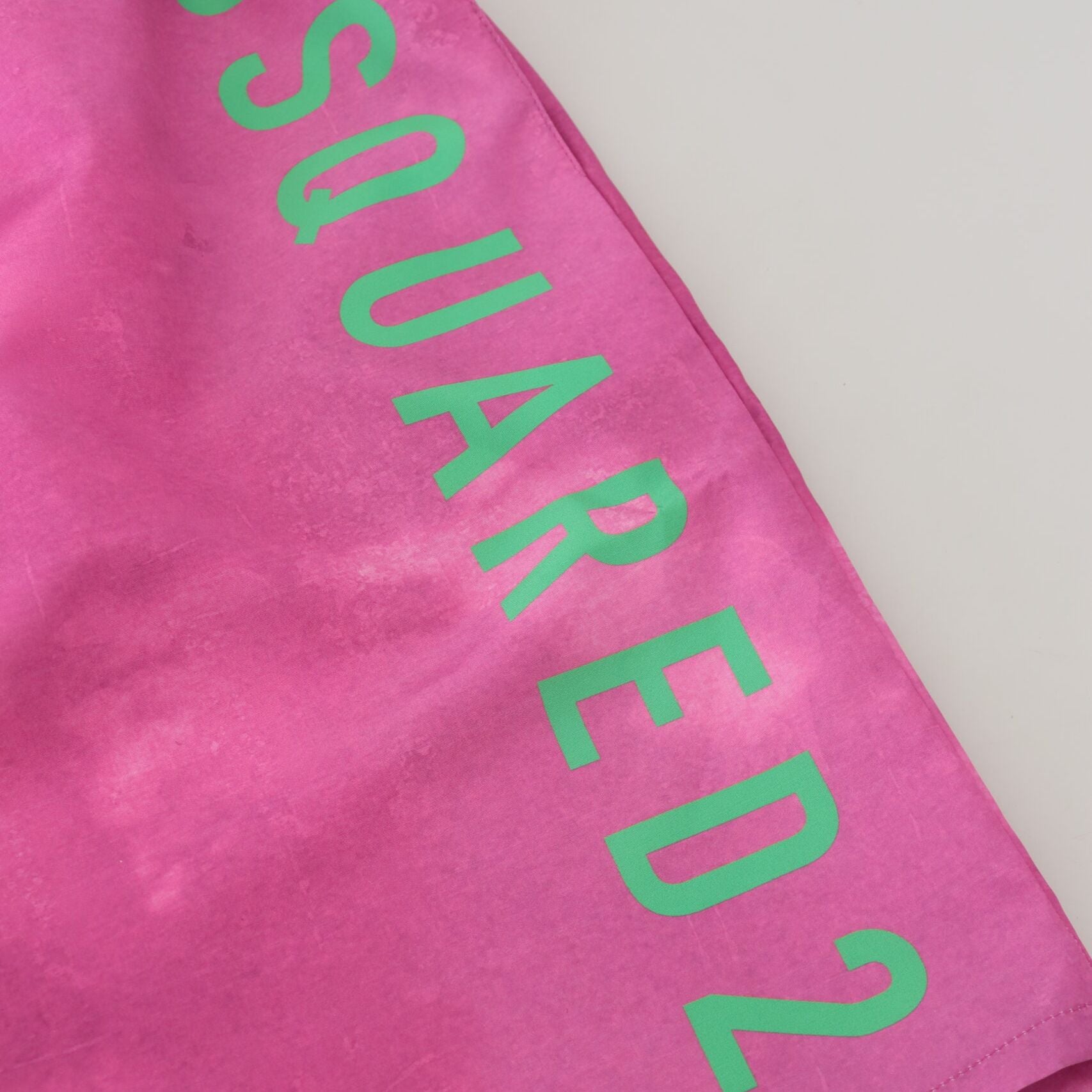 Dsquared² Pink Tie Dye Logo Men Beachwear Shorts Swimwear