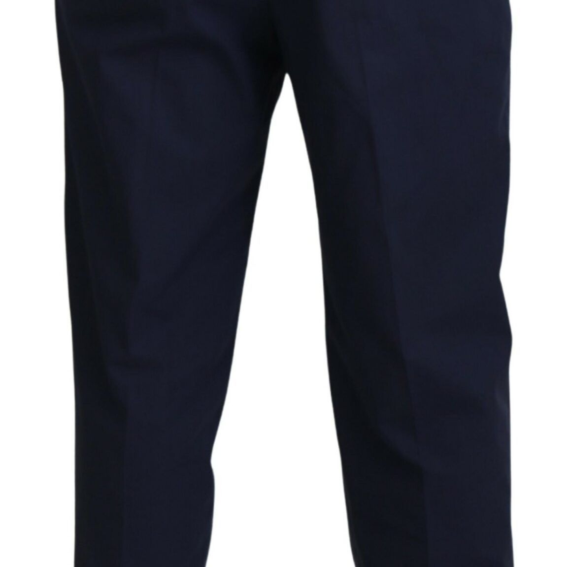 Dolce & Gabbana Dark Blue Cotton Chino Formal Pants
