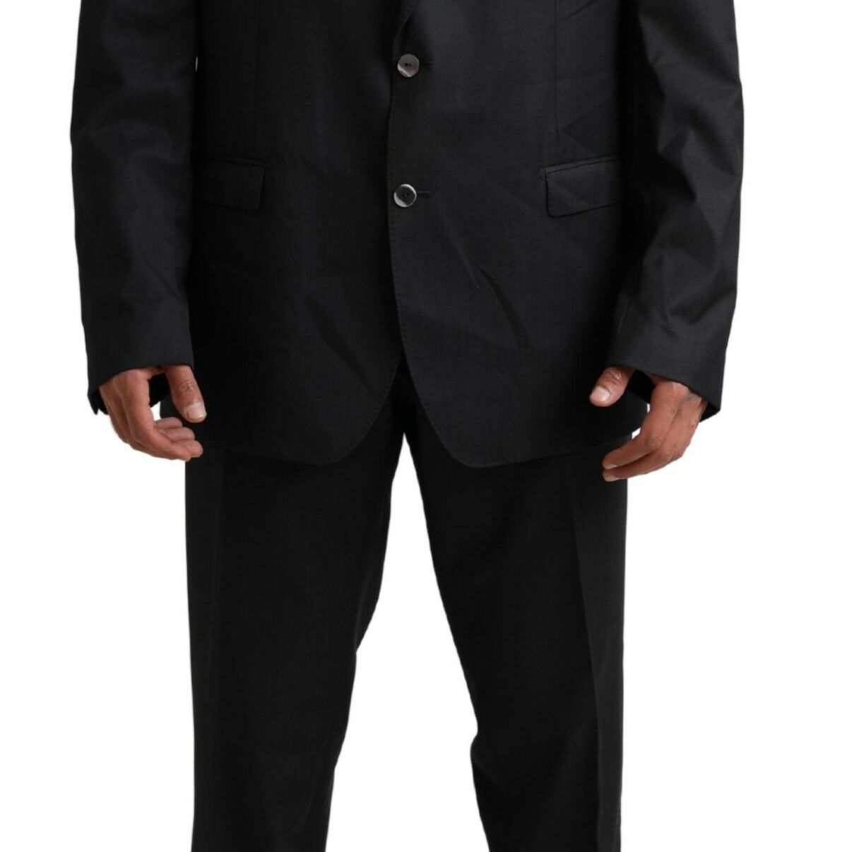 Dolce & Gabbana Black MARTINI Single Breasted 2 Piece Suit