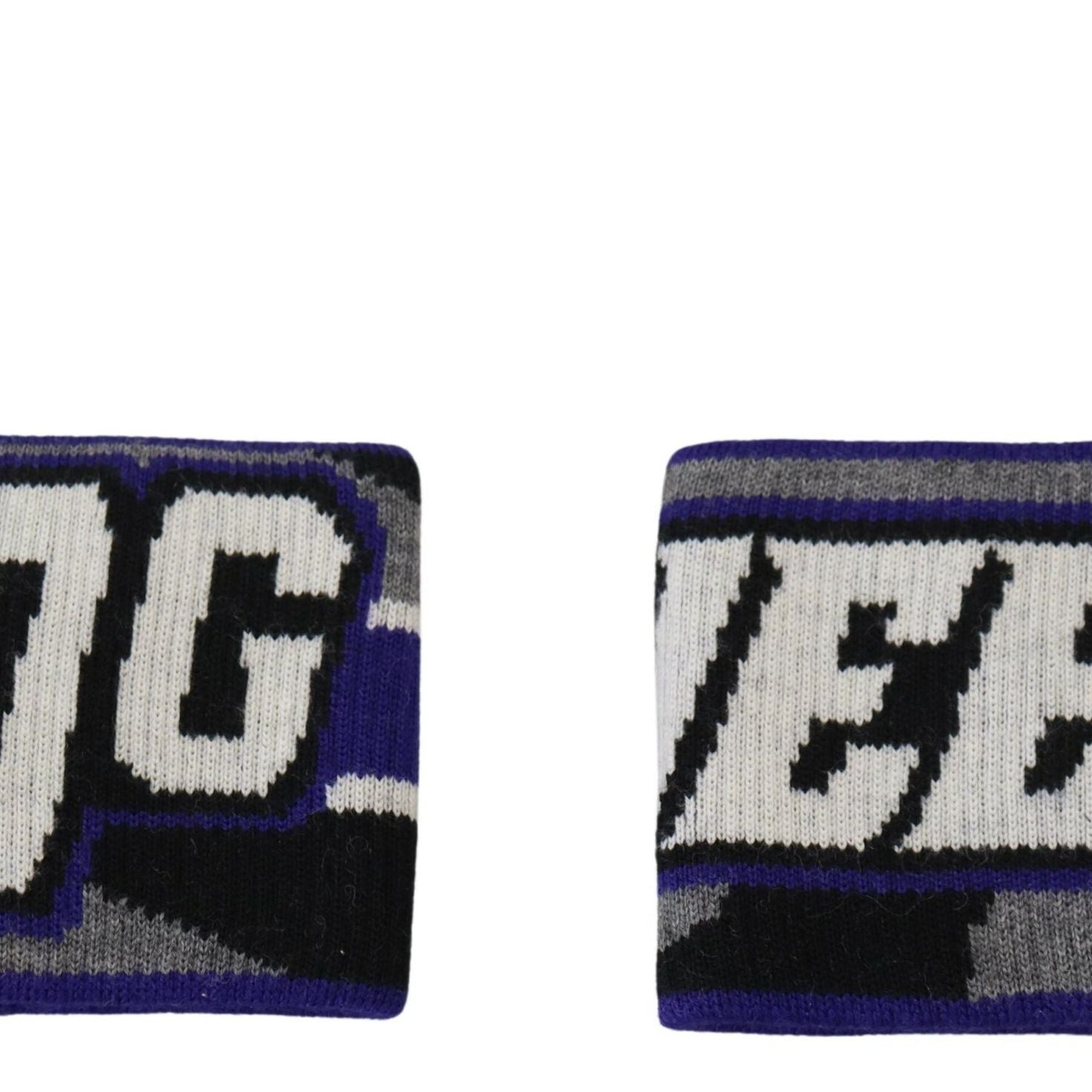 Dolce & Gabbana Purple Logo Two Piece Set Wristband