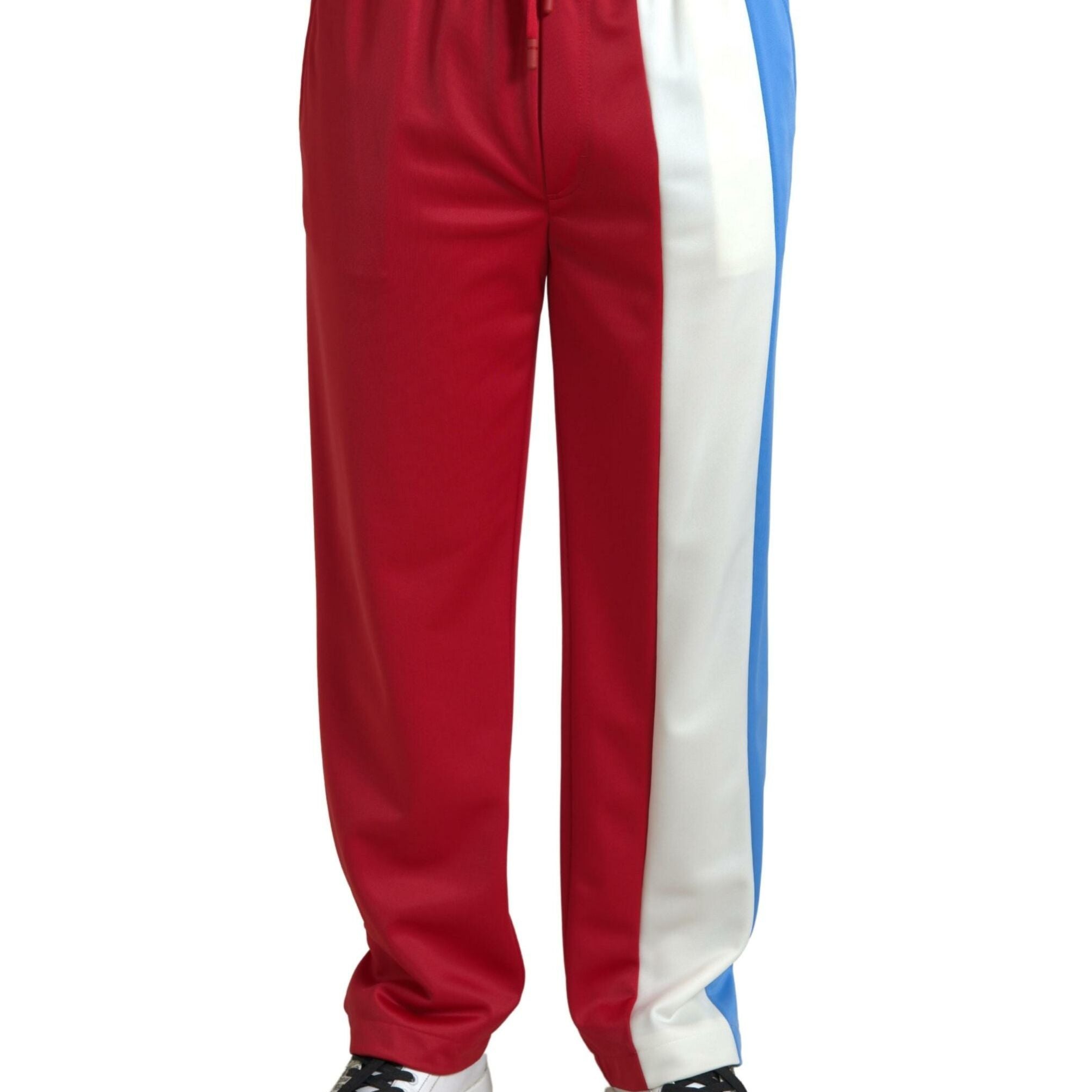 Dolce & Gabbana Multicolor Polyester Men Sweatpants Pants