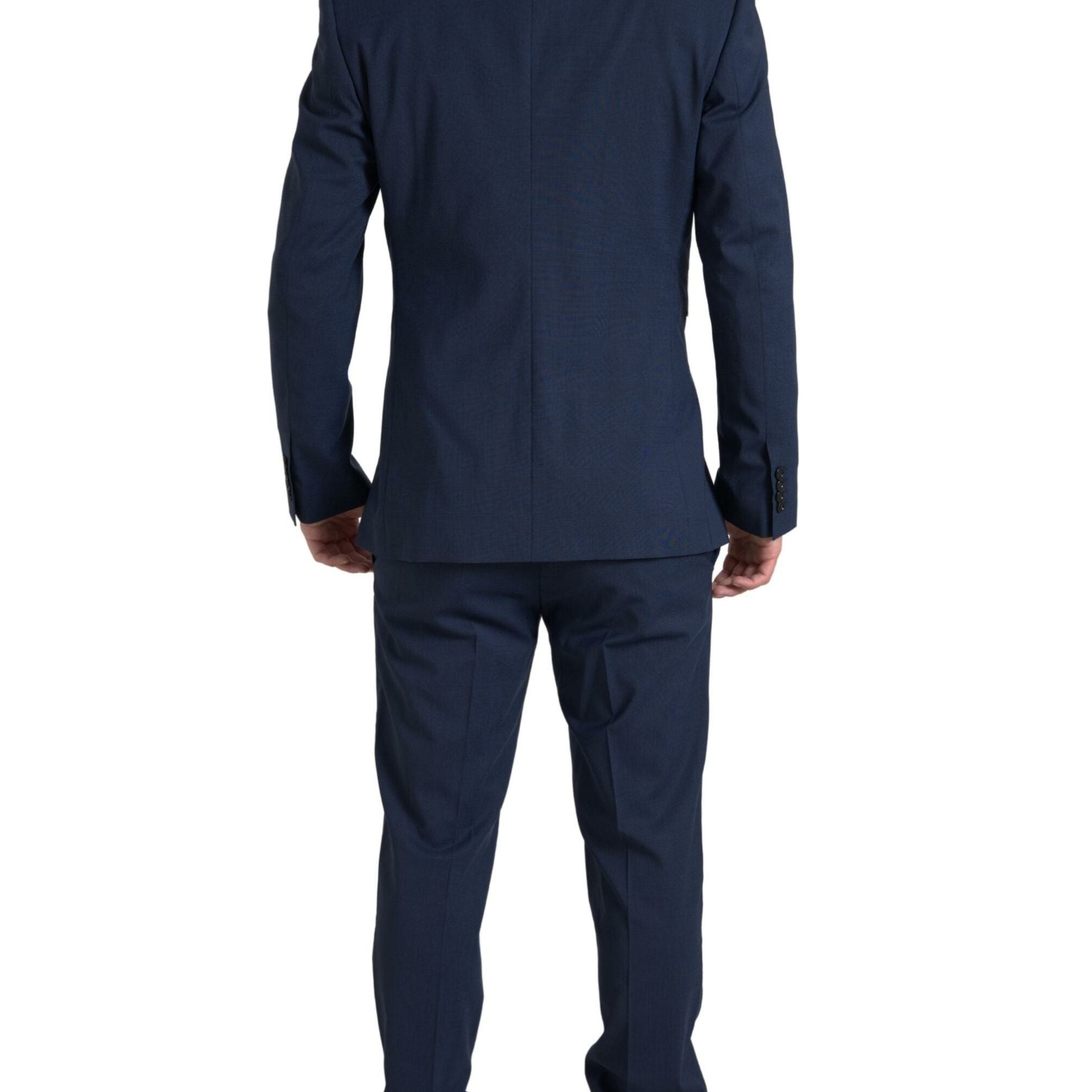 Dolce & Gabbana Blue 2 Piece Single Breasted SICILIA Suit