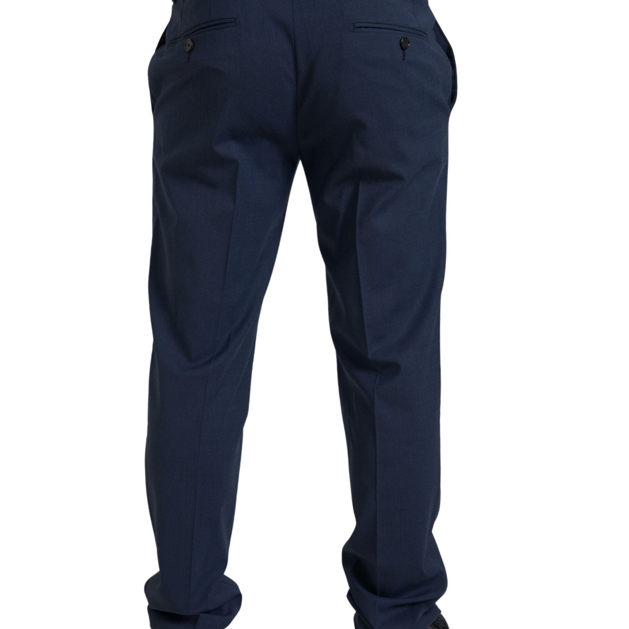 Dolce & Gabbana Blue 2 Piece Single Breasted SICILIA Suit