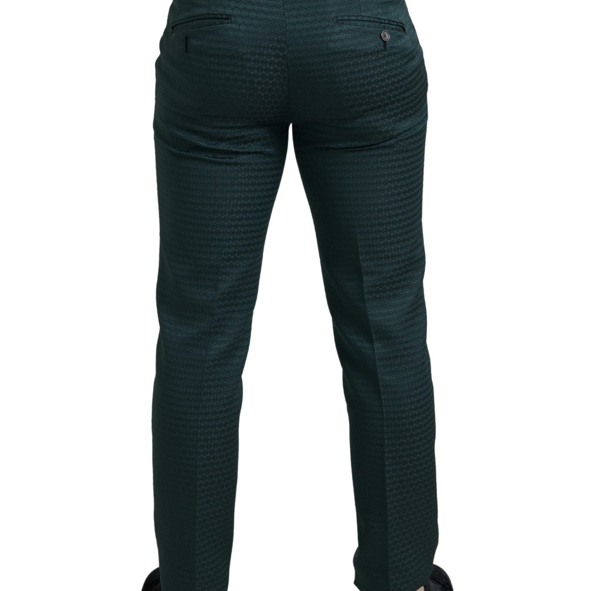 Dolce & Gabbana Green 3 Piece Single Breasted MARTINI Suit