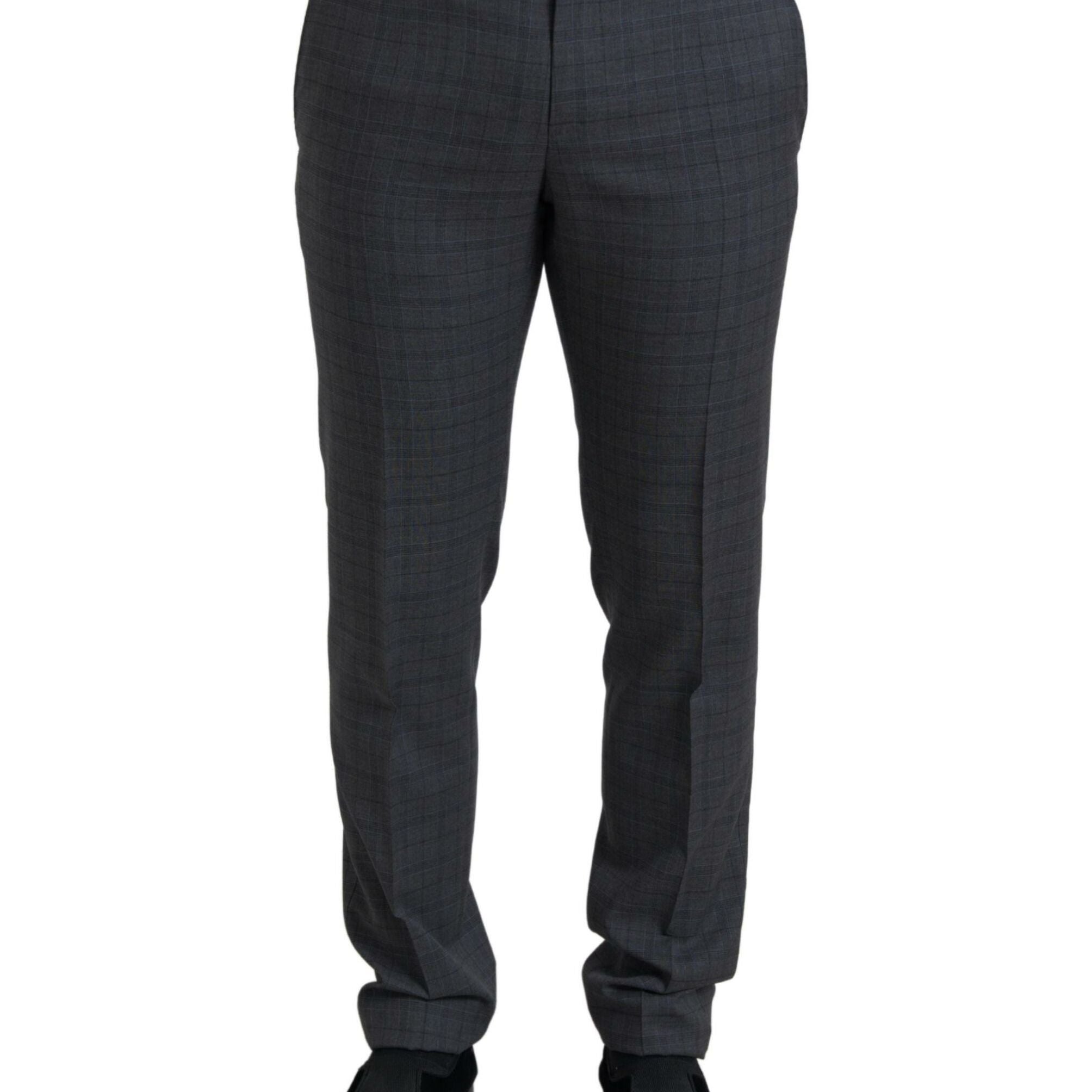 Dolce & Gabbana Gray 2 Piece Single Breasted MARTINI Suit