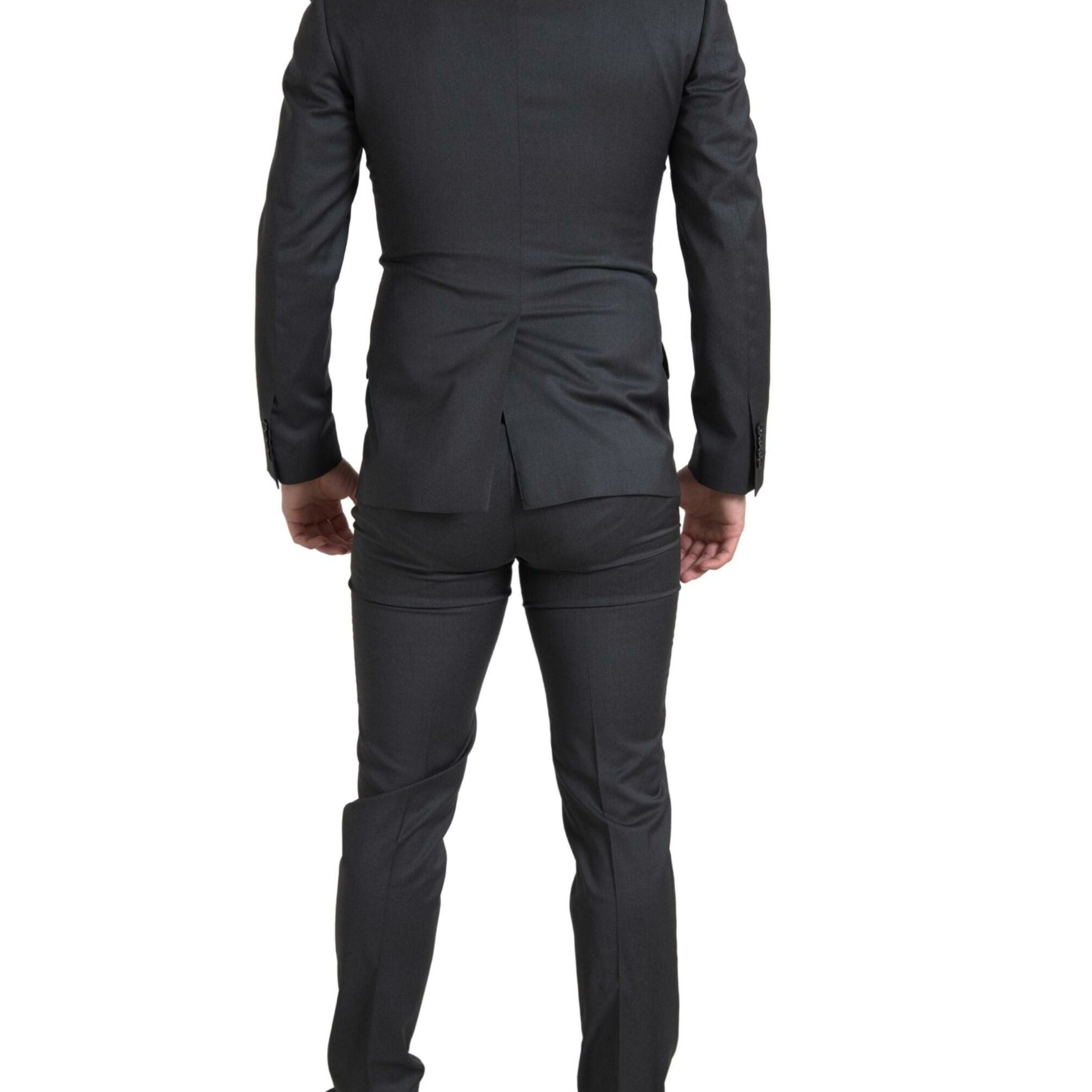 Dolce & Gabbana Gray 2 Piece Double Breasted SICILIA Suit
