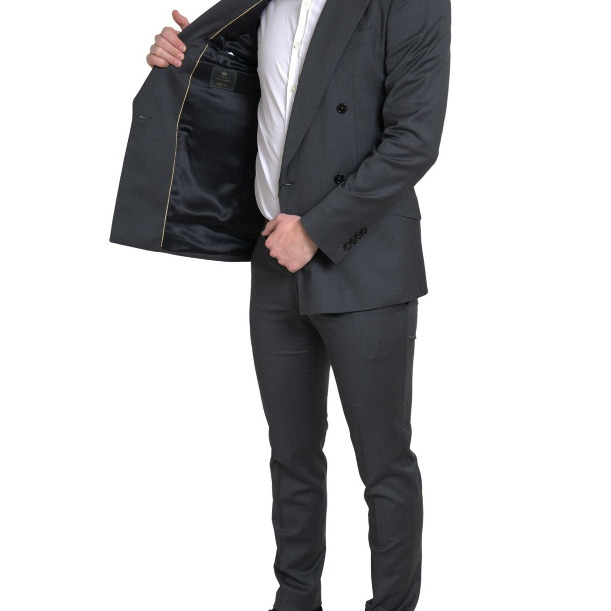 Dolce & Gabbana Gray 2 Piece Double Breasted SICILIA Suit