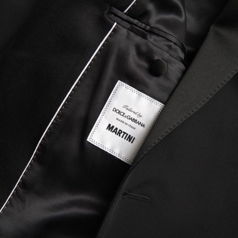 Dolce & Gabbana Black Wool Single Breasted MARTINI Blazer