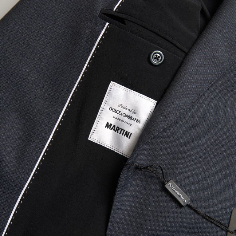 Dolce & Gabbana Blue 2 Piece Double Breasted MARTINI Suit
