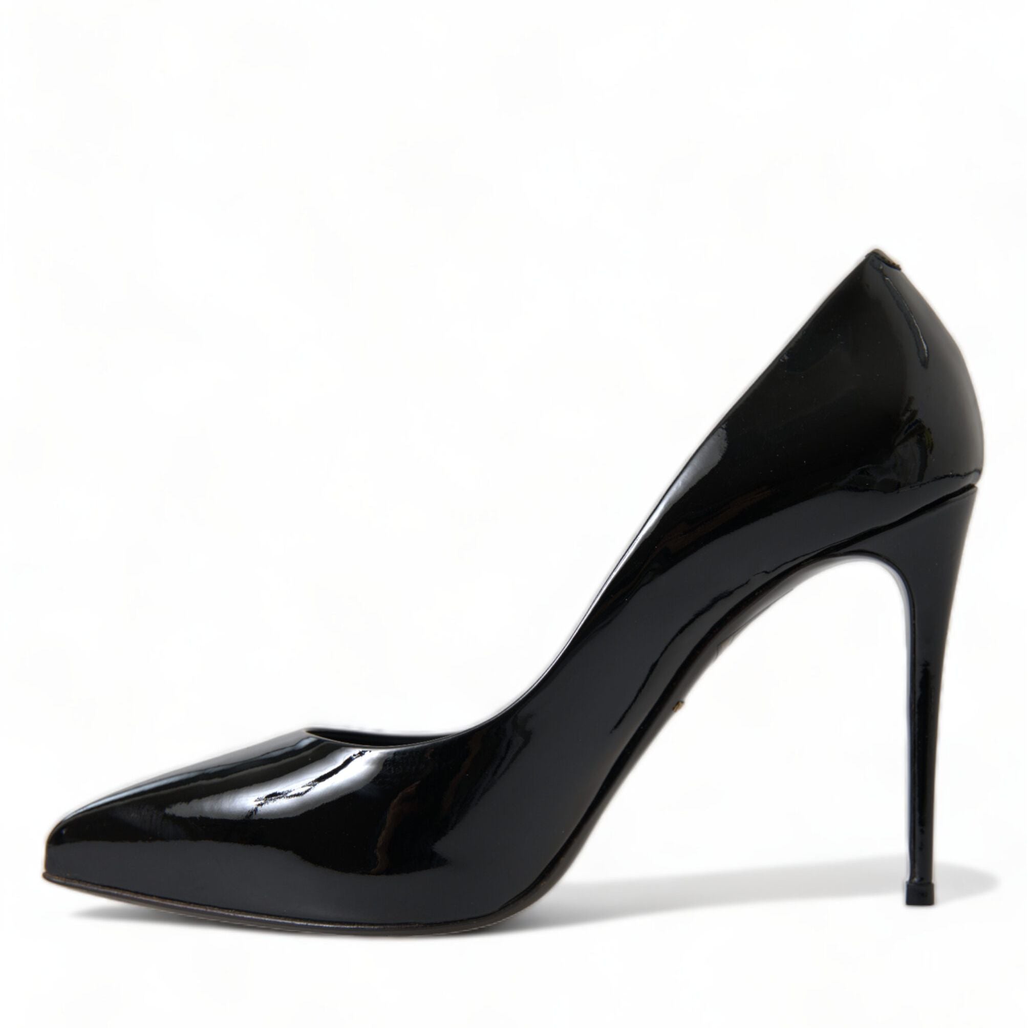 Dolce & Gabbana Black Patent Leather Pumps Heels Shoes