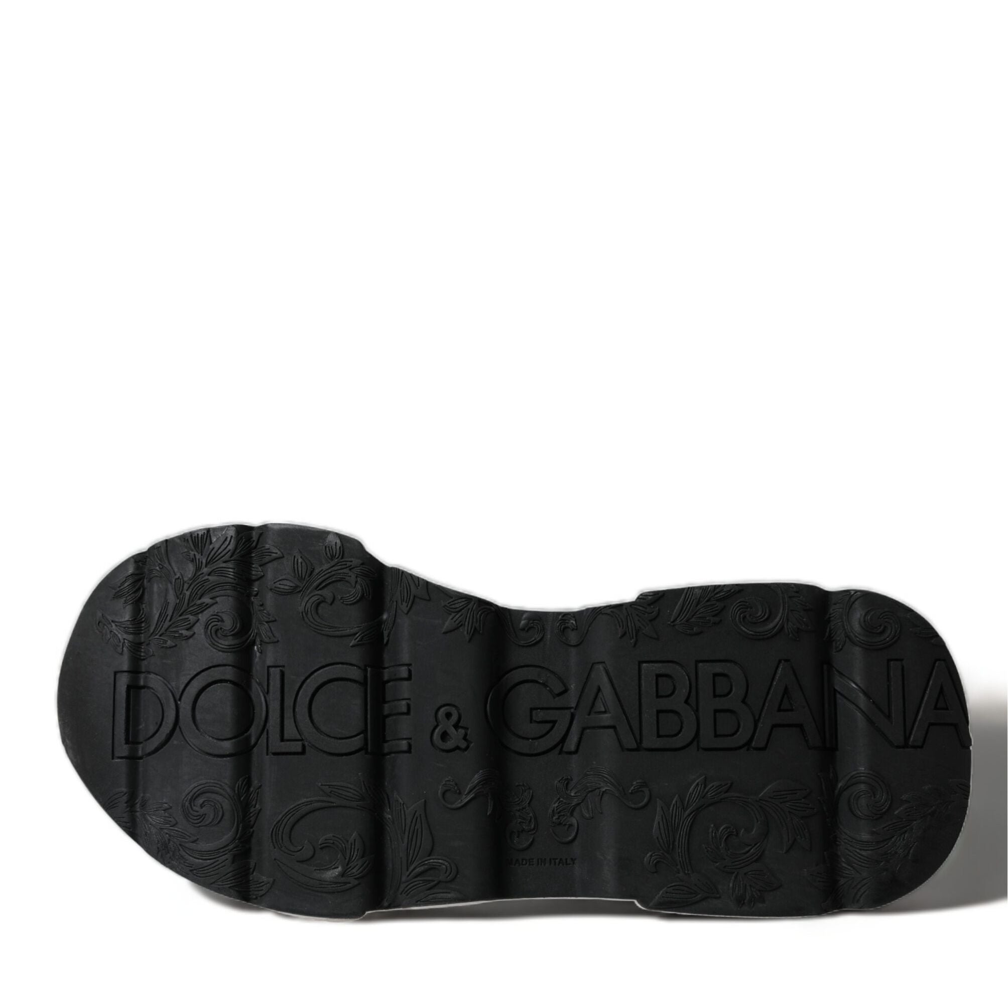 Dolce & Gabbana White Black Low Top Daymaster Sneakers Shoes