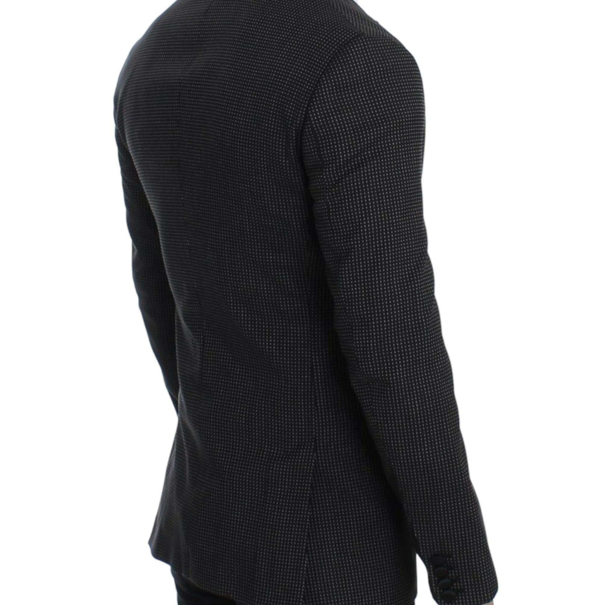 Dolce & Gabbana Black wool slim MARTINI blazer