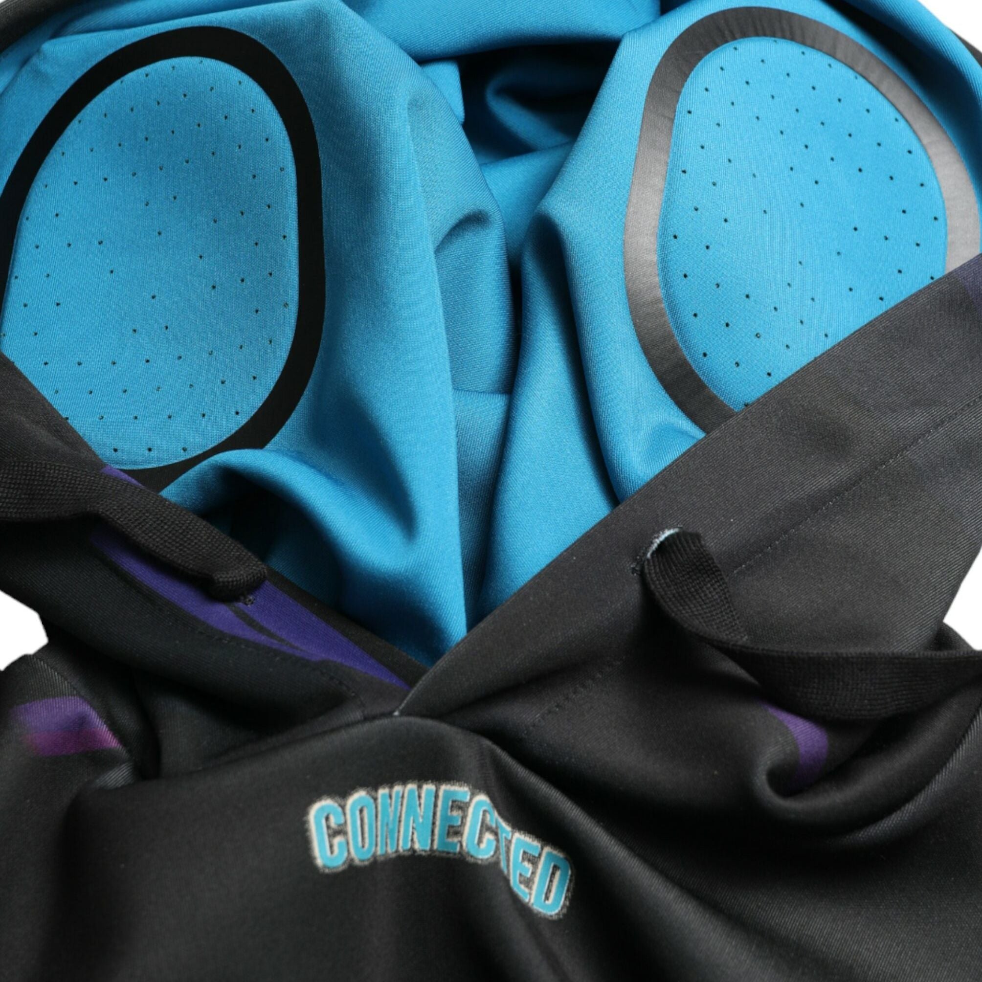 Dolce & Gabbana Black Logo Print Hooded Sweatshirt Sweater