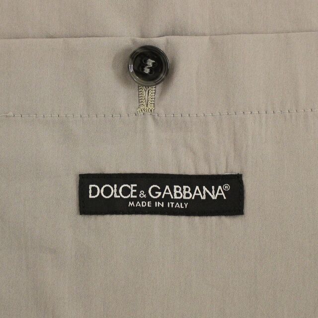 Dolce & Gabbana Gray Cotton Slim Fit Button Front Dress Vest