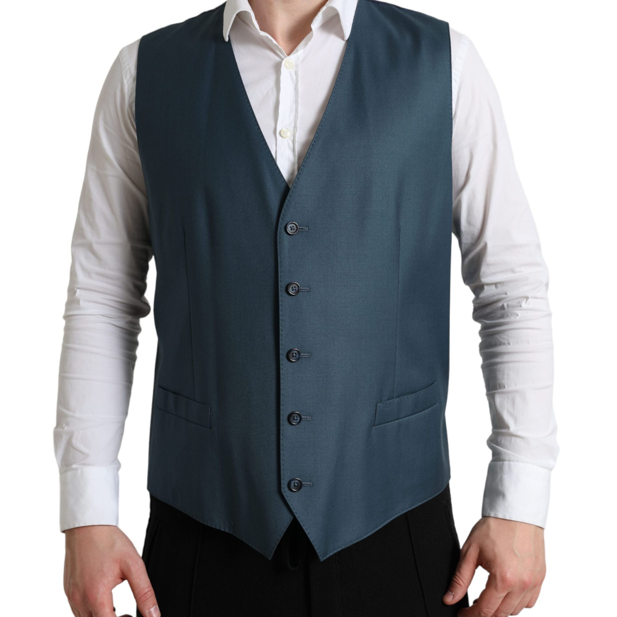 Dolce & Gabbana Green Single Breasted 2 Piece MARTINI Suit