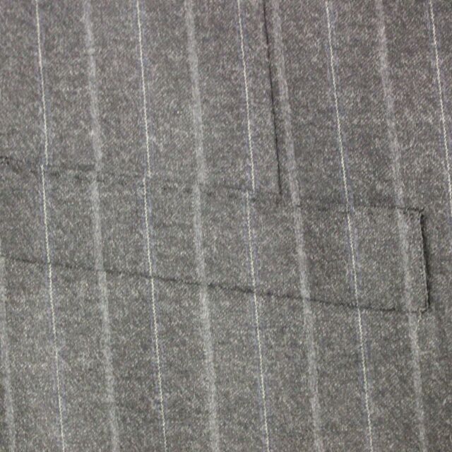 Dolce & Gabbana Gray Striped Wool Logo Vest Gilet Weste