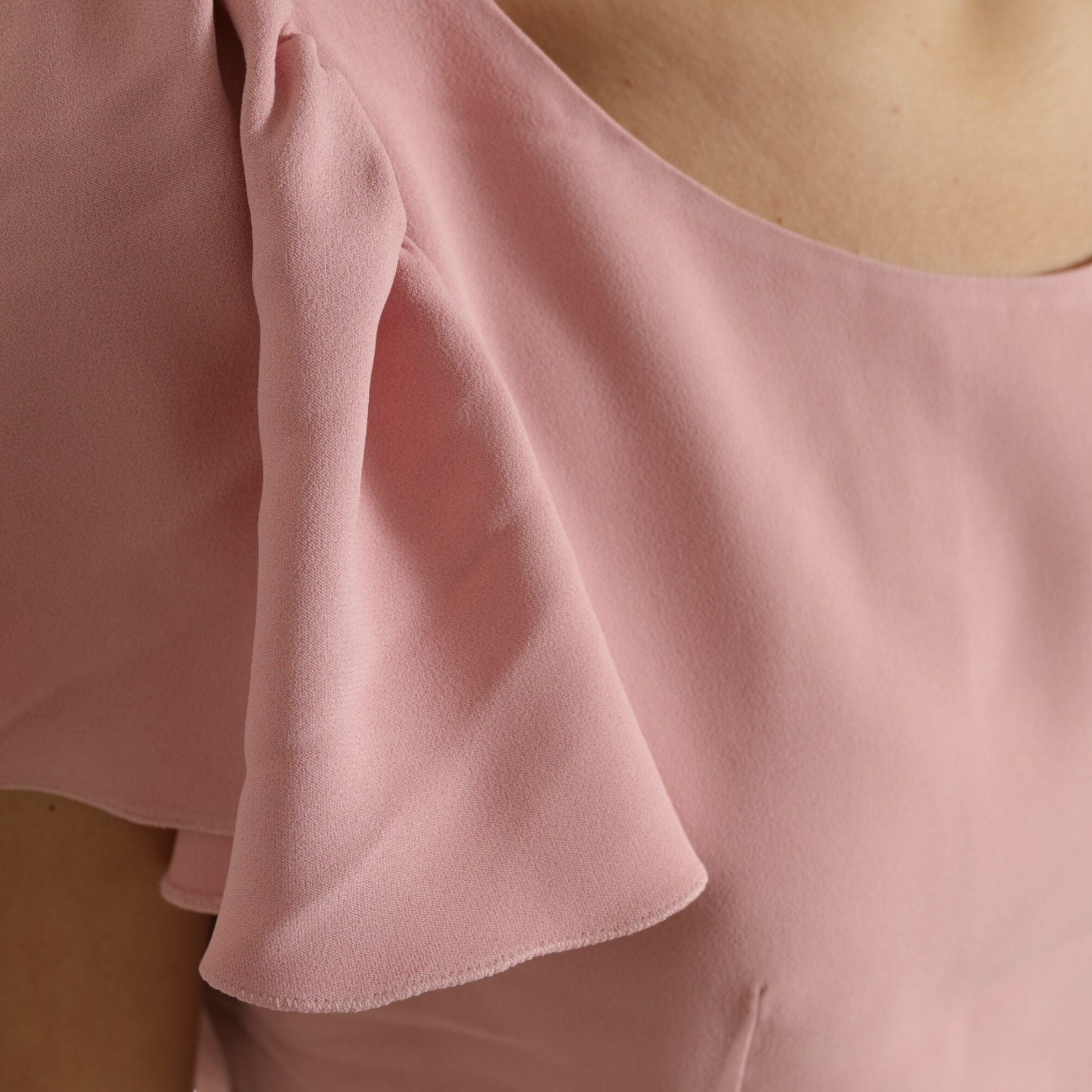 Dolce & Gabbana Pink Short Sleeves Round Neck Blouse Top