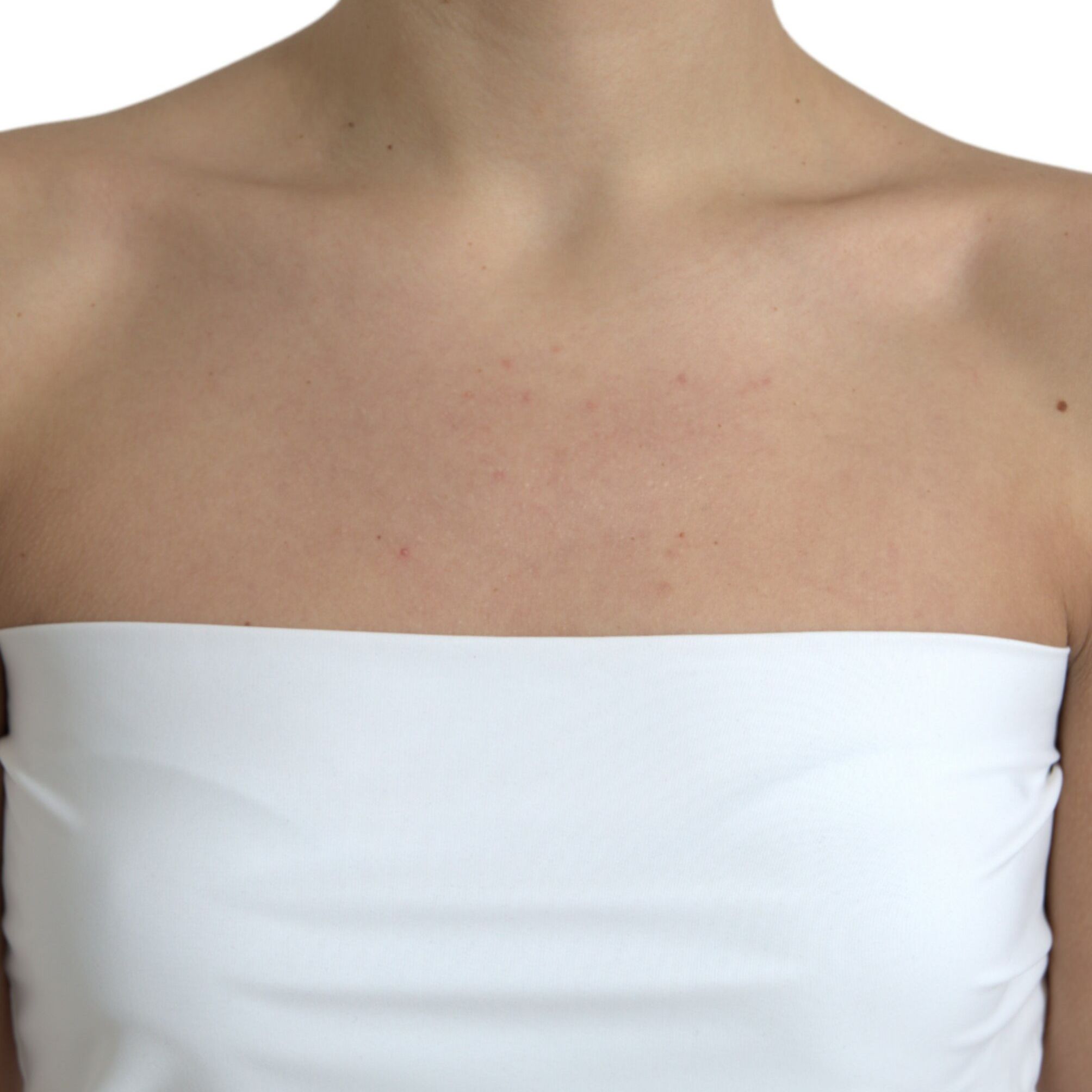 Dolce & Gabbana White Nylon Strapless Bodycon Jumpsuit Dress